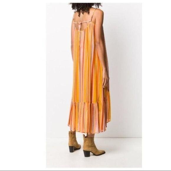 ALLSAINTS Paola Stripe Dress  size 8 - Picture 15 of 16